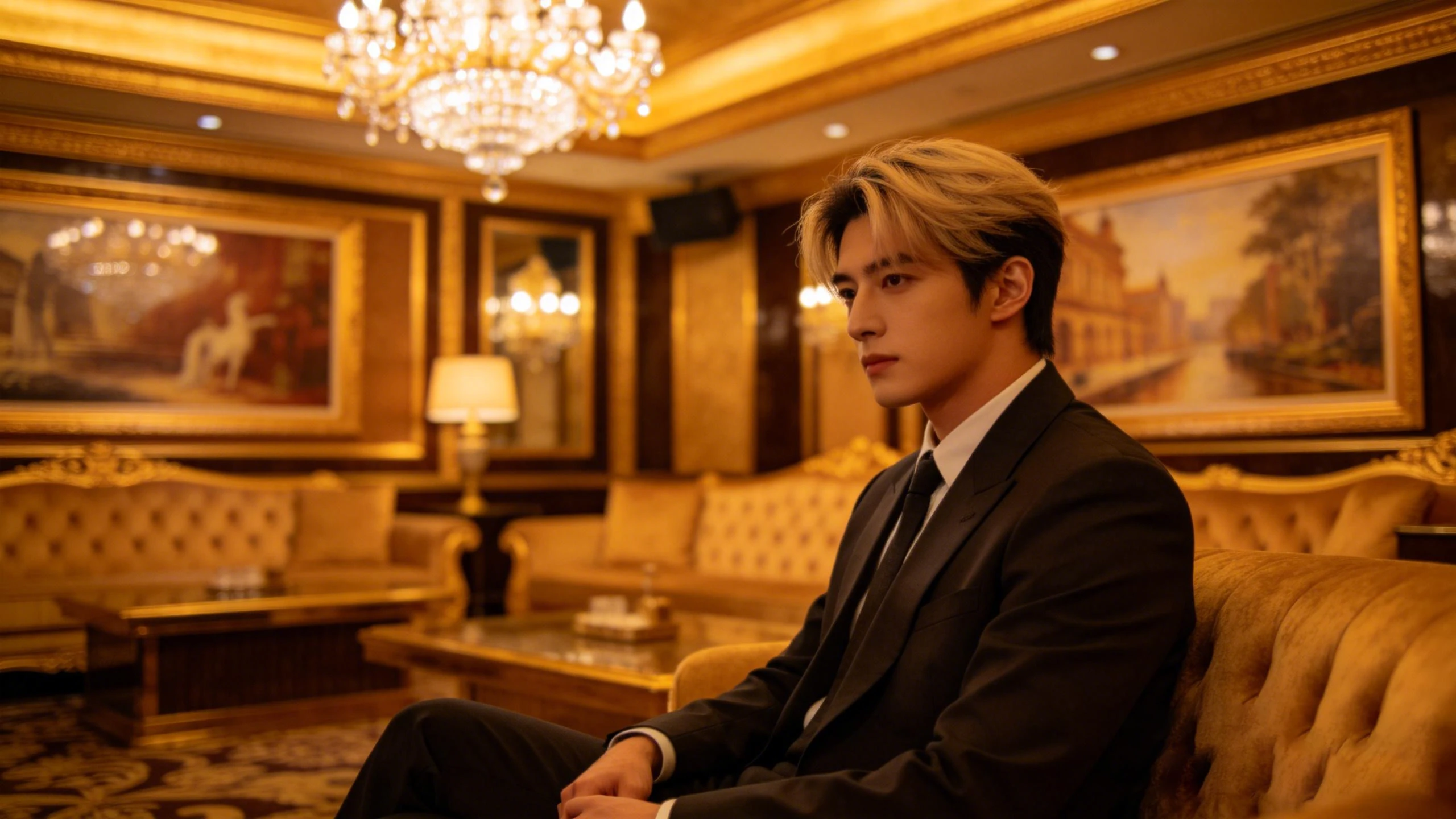 Yes Club 男模會館錦州街門口夜間街景