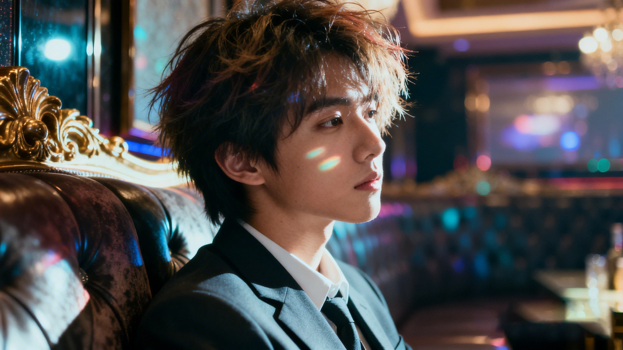 W男模會館包廂實景 — 少爺與男模在包廂內互動場景