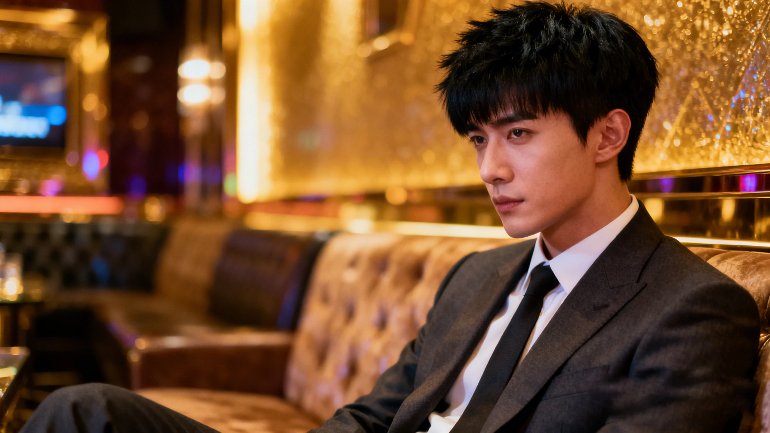 W男模會館看檯中 — 男模向單人客自我介紹