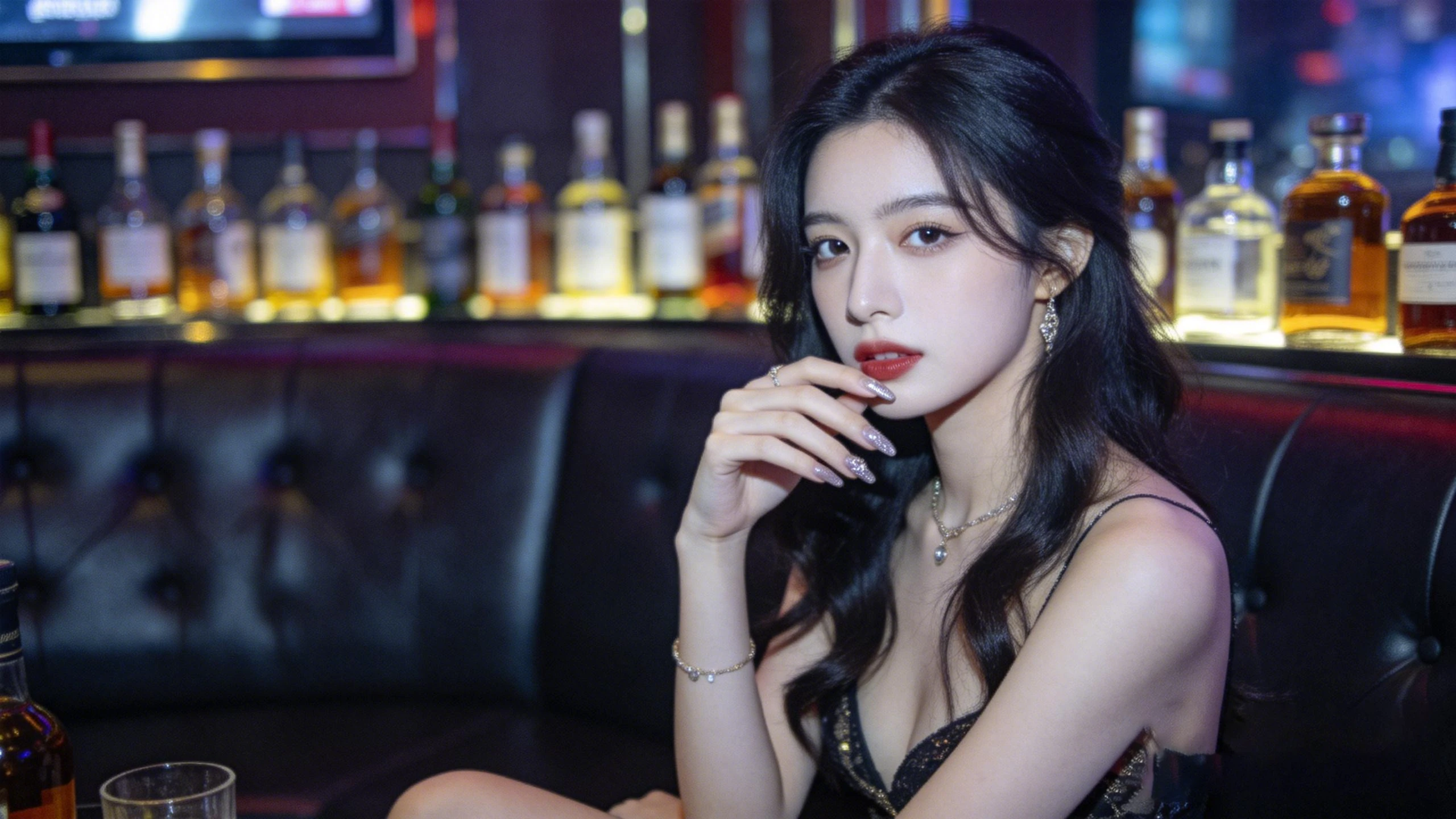 名亨酒店才藝型公關KTV包廂唱歌互動